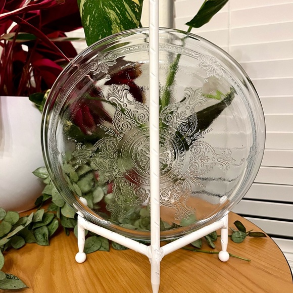 Fire King Vintage Philbe Sapphire Blue Pie Plate Circa 1940’s - Picture 4 of 9